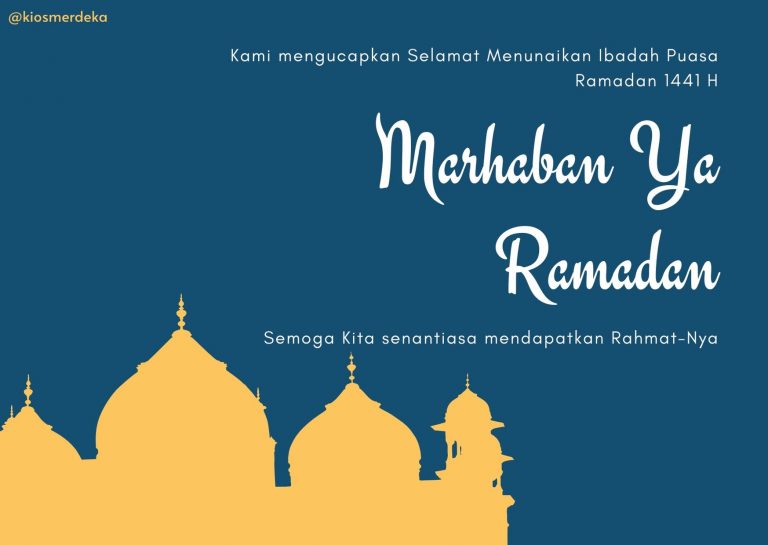 Selamat Menunaikan Ibadah Puasa Ramadan 1441 H