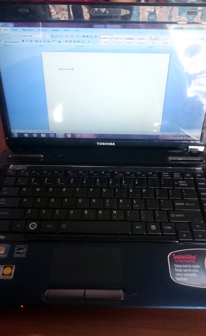 Toshiba L745 Ganti Kapasitor