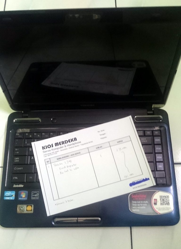 Toshiba L745 Restart-restart Sendiri