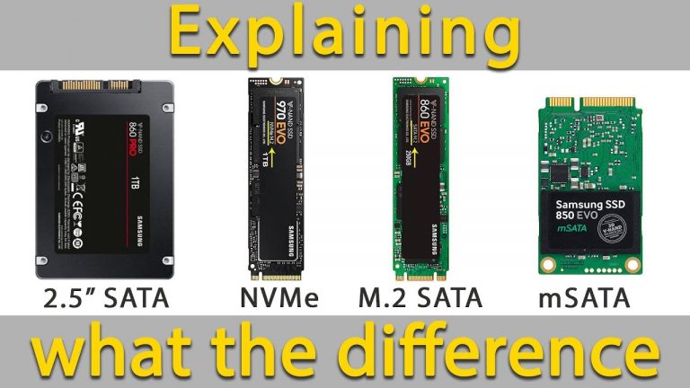 Perbedaan 2.5″ Sata, Nvme, M.2 sata, Msata