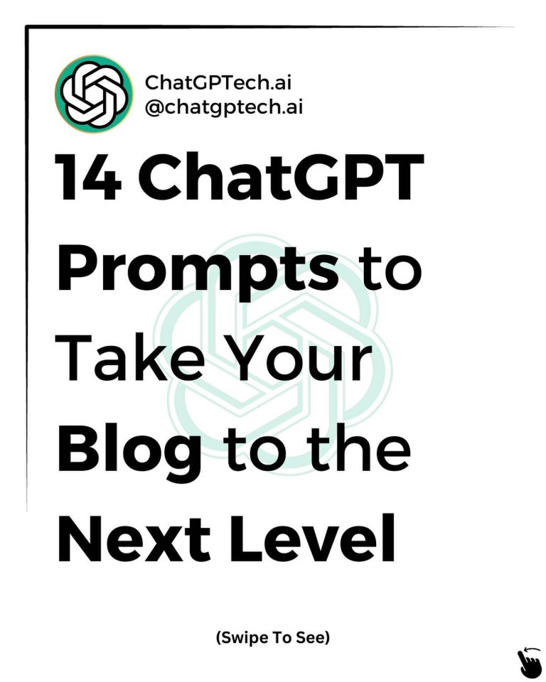 Enhance Your Blogging with 14 ChatGPT Prompts! Discover AI Business Ideas in Our Free eBook