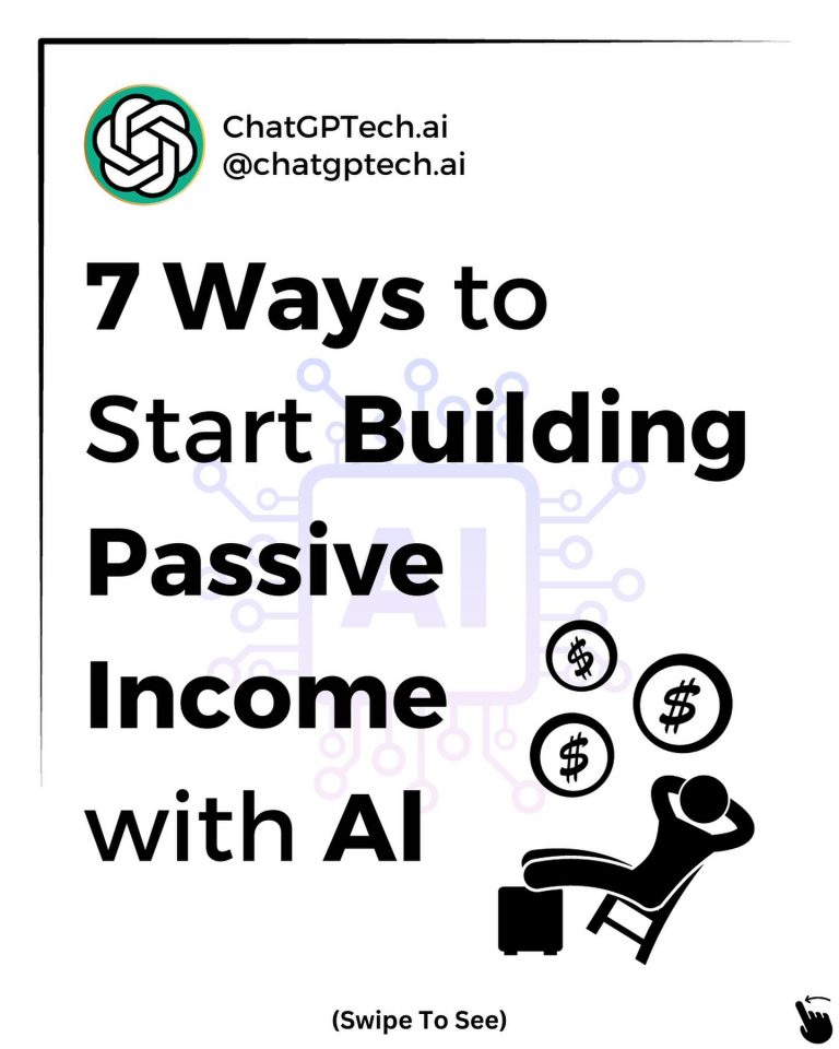 Unlock Financial Success: 7 Innovative Ways to Generate Passive Income with ChatGPT