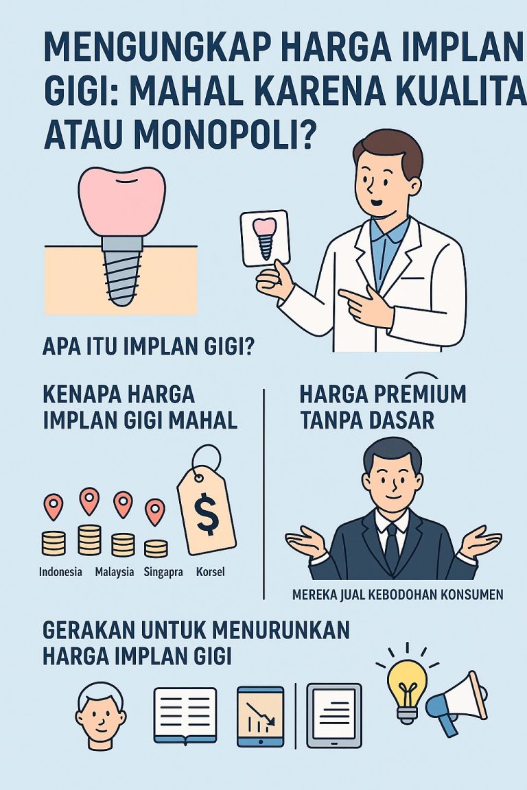 Mengungkap Harga Implan Gigi: Mahal Karena Kualitas atau Monopoli?