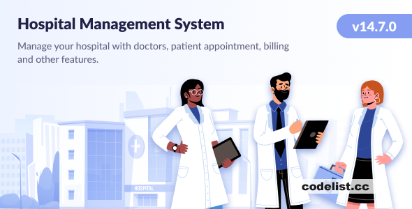 Hospital – HMS – Hospital Management System – Appointment Booking – Smart Hospital v15.1.0