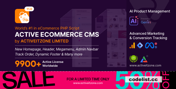 Active eCommerce CMS 11.2.0 – nulled