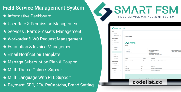 Smart FSM SaaS v1.7 – Field Service Management System