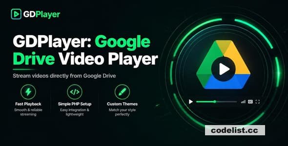 GDPlayer.To Google Drive Video Player v4.8.3