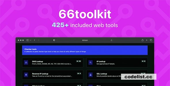 66toolkit v49.0.0 – Ultimate Web Tools System (SAAS)