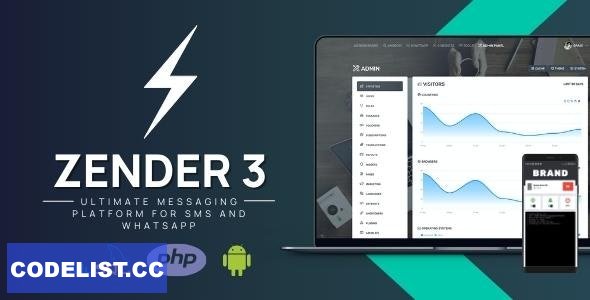 Zender v3.10.0 – Ultimate Messaging Platform for SMS, WhatsApp & use Android Devices as SMS Gateways (SaaS)