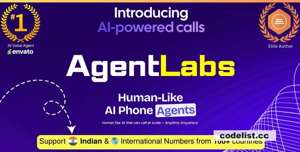 AgentLabs v5.4.5 – AI Voice Calling Agents & Lead Intelligence SaaS Platform