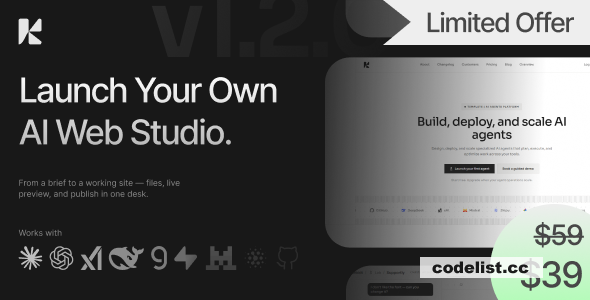 Krikkit v1.2.0 – AI Website Builder SaaS Platform for Prompt-Based Site Generation