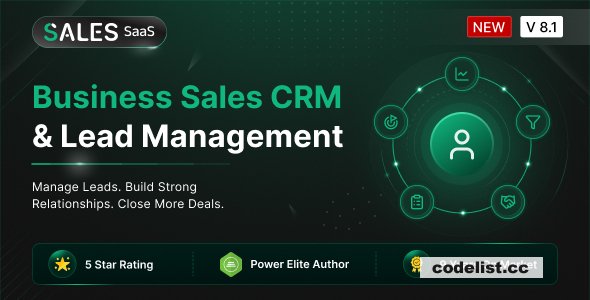 Sales SaaS v8.1 – Business Sales CRM – nulled