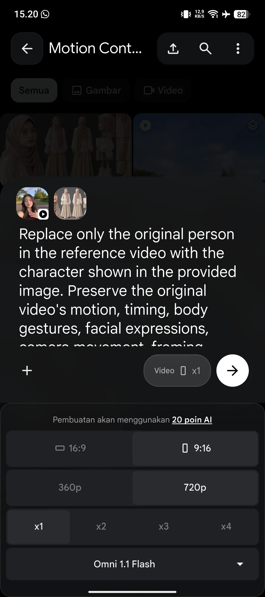 Motion Control di Google Flow: Ganti Karakter Modal Satu Prompt
