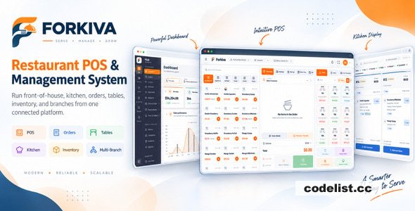 Forkiva v2.2.0 – Restaurant POS & Management System